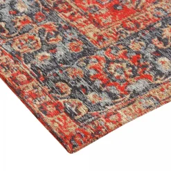 UNAMOURDETAPIS - Tapis orient 160x230 nomeda rouge , tapis en coton