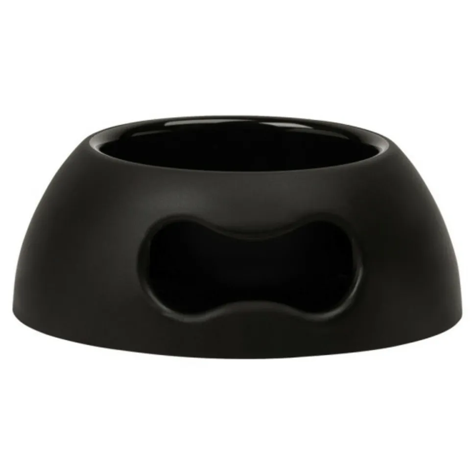 UNITED PETS - Mangeoire pour chiens 2,2 l noir polypropylène