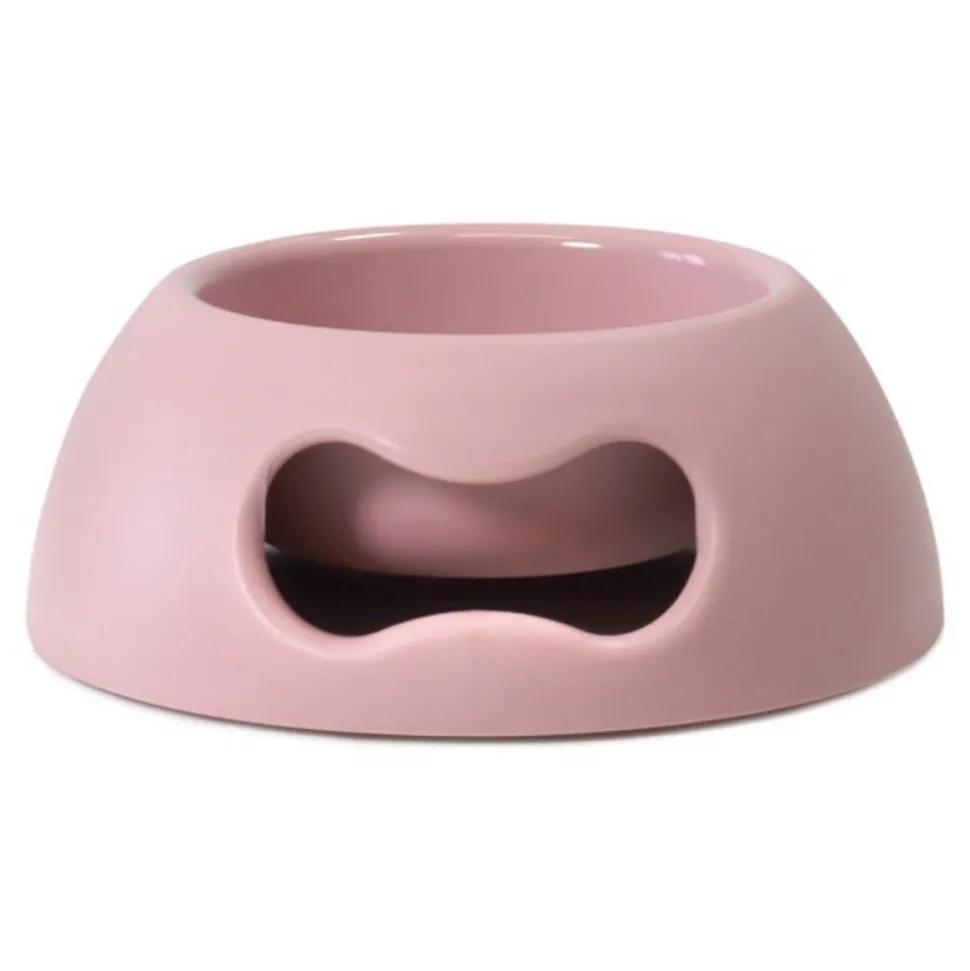 UNITED PETS - Mangeoire pour chiens pappy 1,1 l rose polypropylène 24.5 cm