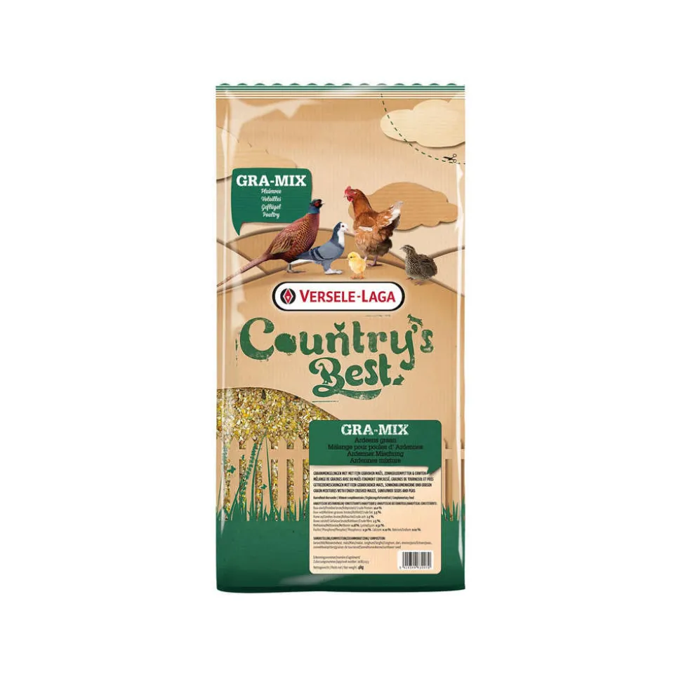 VERSELE LAGA - Mélange de céréales Countrys Best Gra-Mix, petites volailles - 4kg