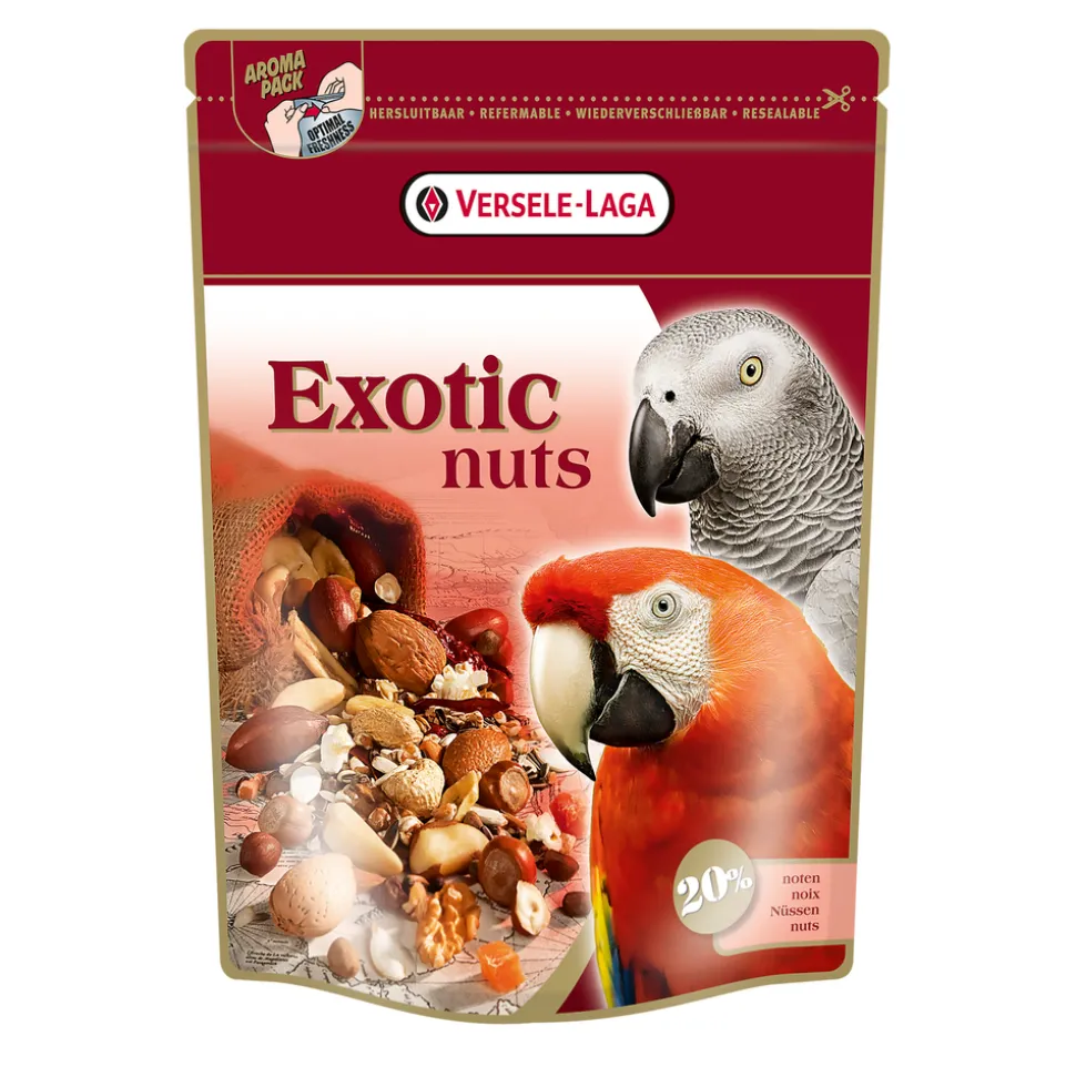 VERSELE LAGA - Mélange de noix pour perroquets gris du gabon et aras - 750 g