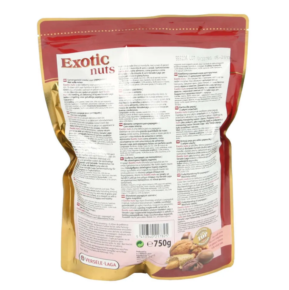 VERSELE LAGA - Mélange de noix pour perroquets gris du gabon et aras - 750 g