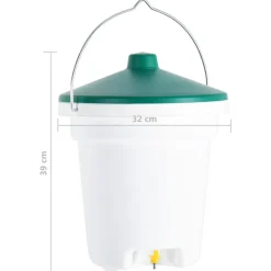 VIDAXL - Abreuvoir pour volailles avec tétines 12 l
