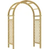 VIDAXL - Arche avec treillis 141x97x243 cm bois de pin massif imprégné