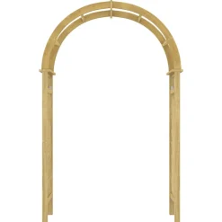 VIDAXL - Arche avec treillis 141x97x243 cm bois de pin massif imprégné