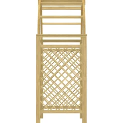 VIDAXL - Arche avec treillis 141x97x243 cm bois de pin massif imprégné