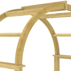 VIDAXL - Arche avec treillis 141x97x243 cm bois de pin massif imprégné
