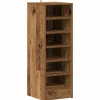 VIDAXL - Armoire à chaussures vieux bois 32x35x92 cm bois d'ingénierie