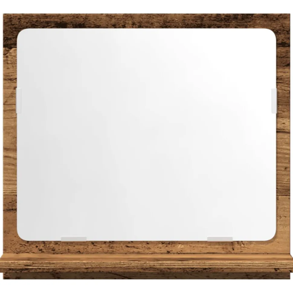 VIDAXL - Armoire à miroir de salle de bain vieux bois bois d'ingénierie