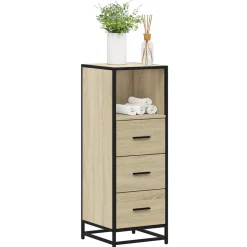 VIDAXL - Armoire de salle de bain chêne sonoma 35x37,5x100 cm