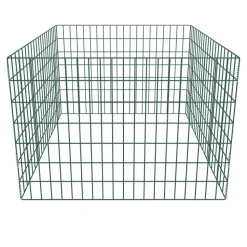 VIDAXL - Bac à compost carré en maille de jardin 100 x 100 x 70 cm