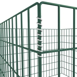 VIDAXL - Bac à compost carré en maille de jardin 100 x 100 x 70 cm