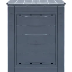 VIDAXL - Bac à compost de jardin gris 60x60x73 cm 260 l