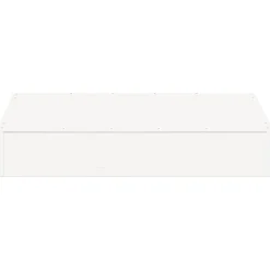 VIDAXL - Bac à sable avec couvercle blanc bois massif de pin