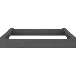 VIDAXL - Bac à sable avec sièges gris carré bois de pin massif