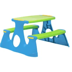 VIDAXL - Banc de pique nique pour enfants 89,5x84,5x48 cm polypropylène