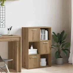 VIDAXL - Bibliothèque chêne artisanal 60,5x30x90 cm bois d'ingénierie