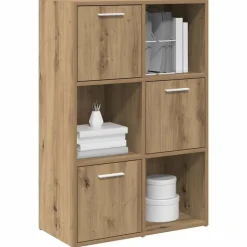 VIDAXL - Bibliothèque chêne artisanal 60,5x30x90 cm bois d'ingénierie