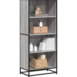 VIDAXL - Bibliothèque sonoma gris 60x35x139 cm bois d'ingénierie