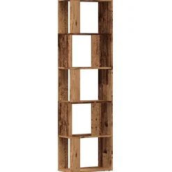 VIDAXL - Bibliothèque vieux bois 45x24x159 cm bois d'ingénierie