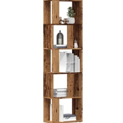 VIDAXL - Bibliothèque vieux bois 45x24x159 cm bois d'ingénierie