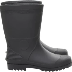 VIDAXL - Bottes de pluie noir taille 45 pvc