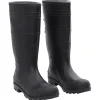 VIDAXL - Bottes de pluie noir taille 42 pvc