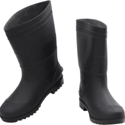 VIDAXL - Bottes de pluie noir taille 41 pvc