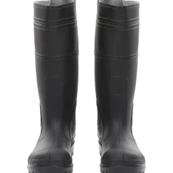 VIDAXL - Bottes de pluie noir taille 40 pvc