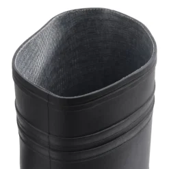 VIDAXL - Bottes de pluie noir taille 40 pvc