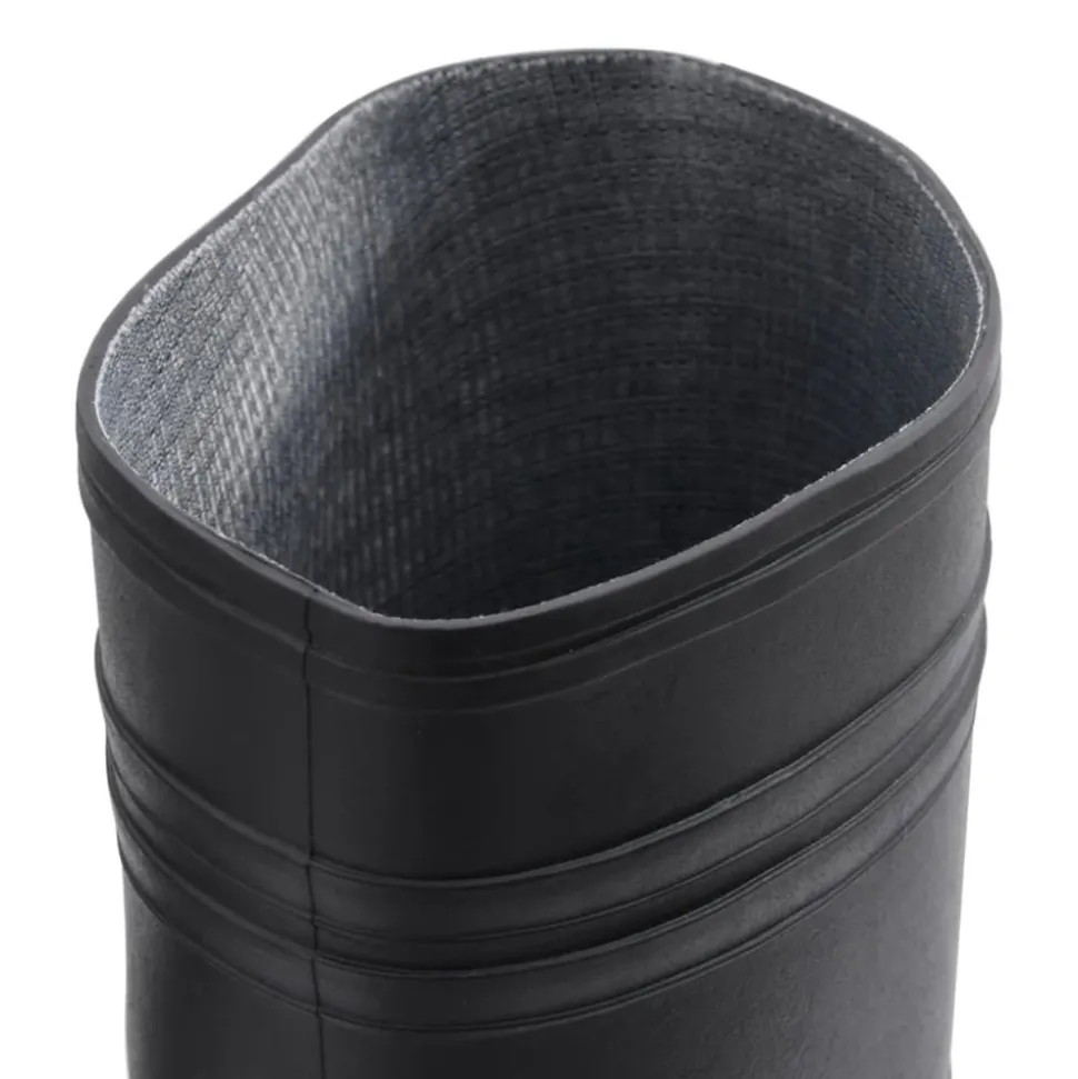 VIDAXL - Bottes de pluie noir taille 40 pvc