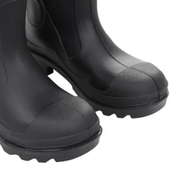 VIDAXL - Bottes de pluie noir taille 40 pvc
