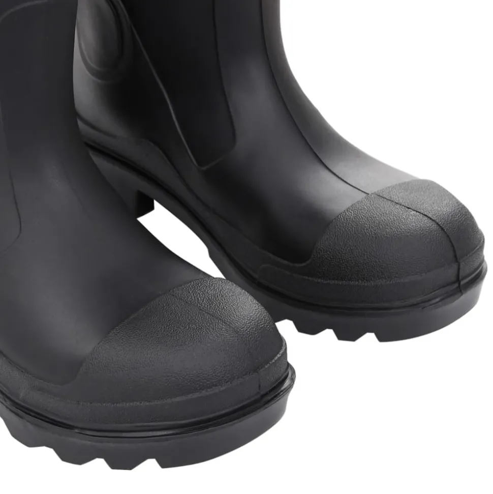 VIDAXL - Bottes de pluie noir taille 40 pvc