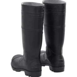 VIDAXL - Bottes de pluie noir taille 41 pvc