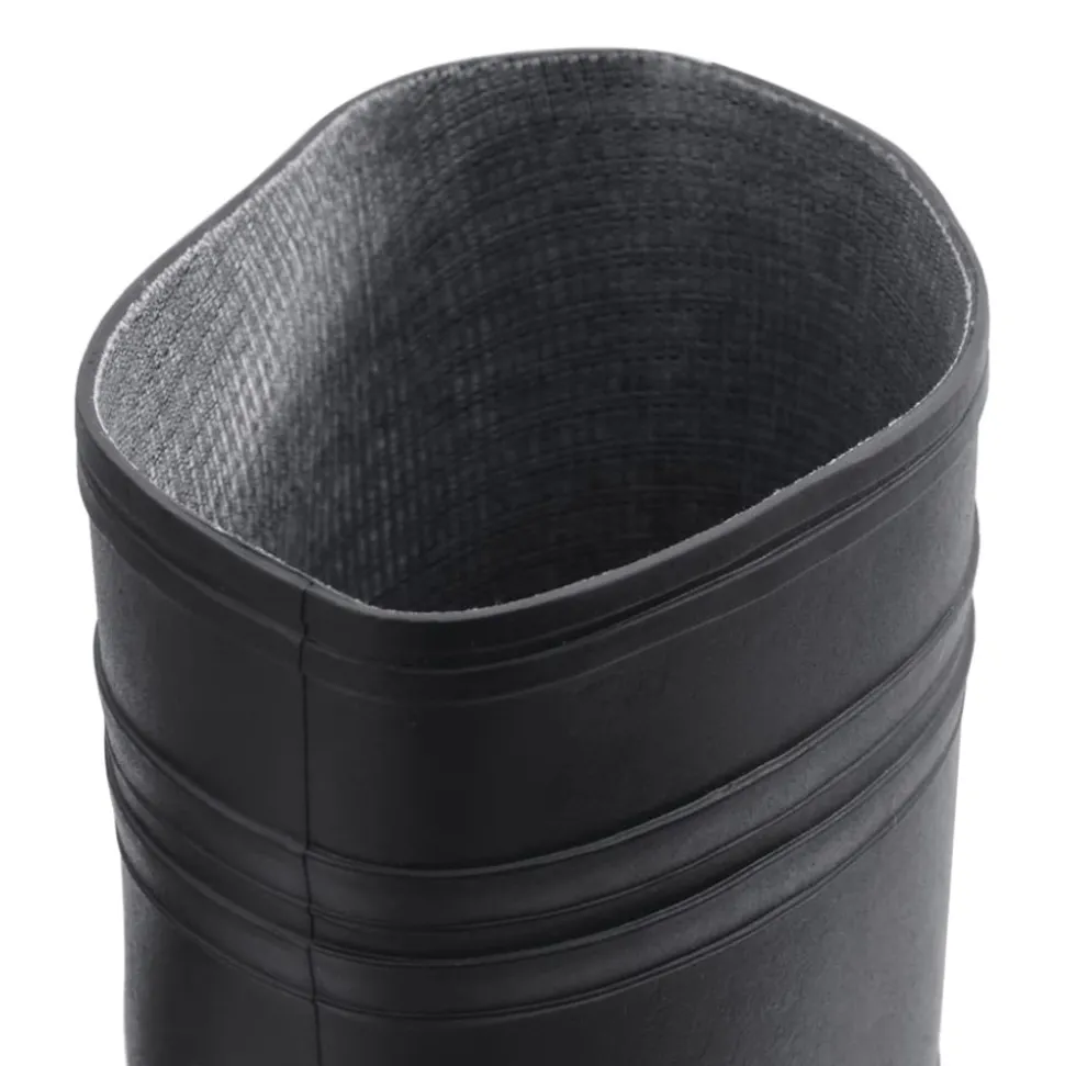 VIDAXL - Bottes de pluie noir taille 41 pvc