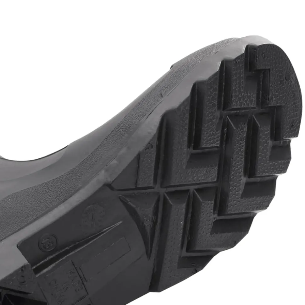 VIDAXL - Bottes de pluie noir taille 41 pvc