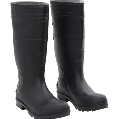 VIDAXL - Bottes de pluie noir taille 43 pvc