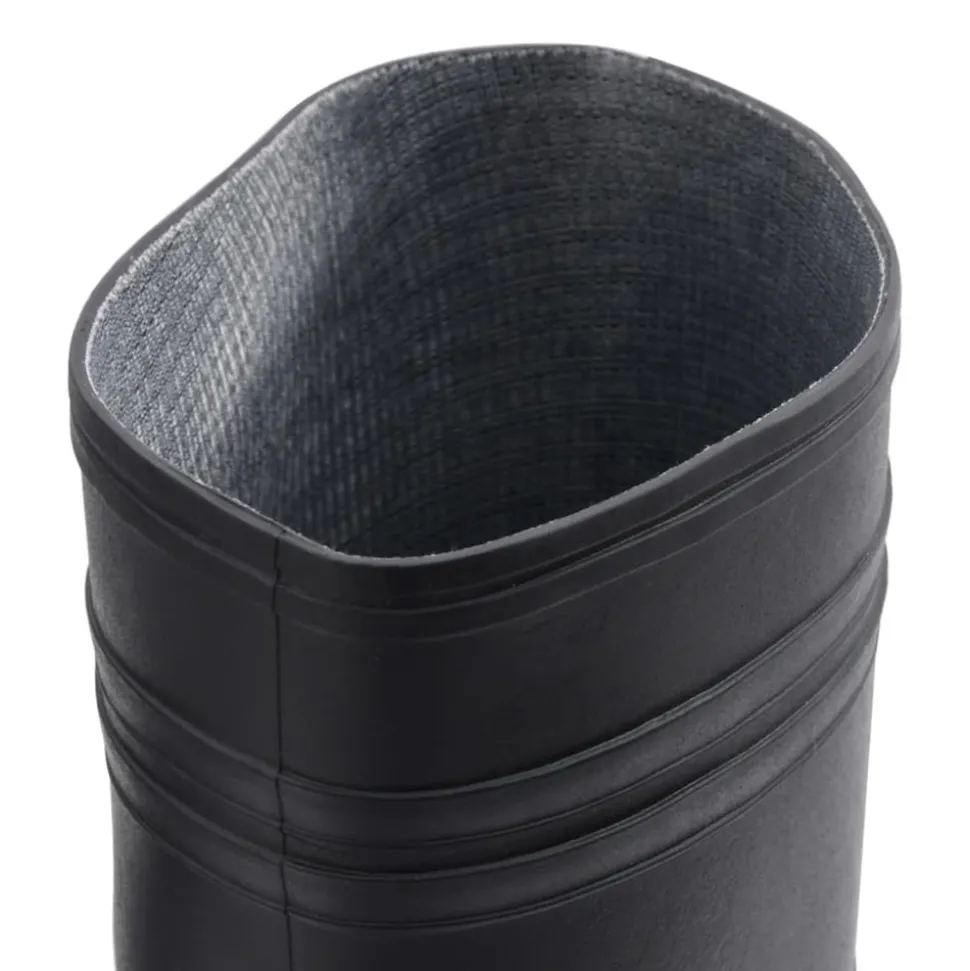 VIDAXL - Bottes de pluie noir taille 38 pvc