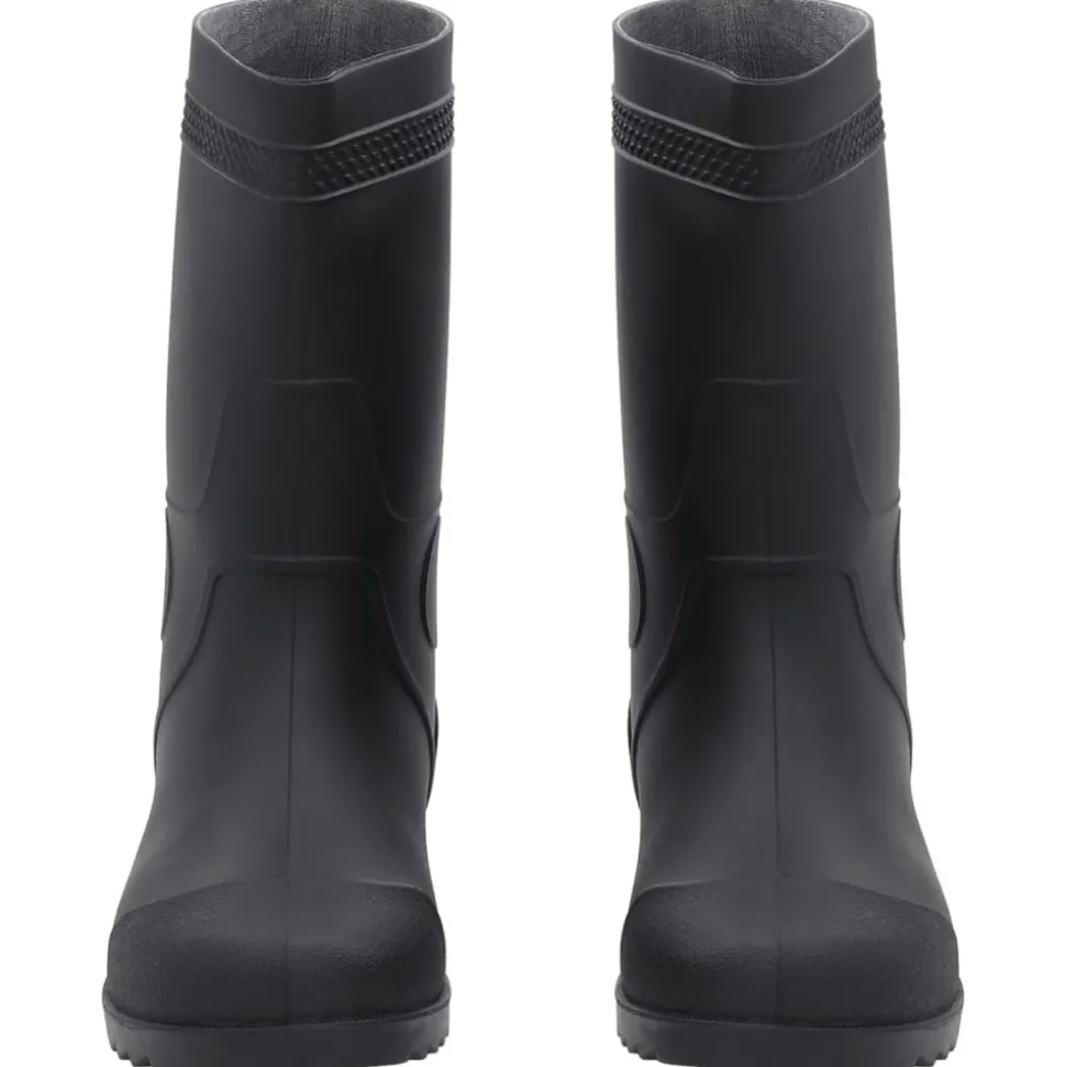 VIDAXL - Bottes de pluie noir taille 42 pvc