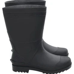 VIDAXL - Bottes de pluie noir taille 42 pvc