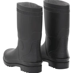 VIDAXL - Bottes de pluie noir taille 44 pvc