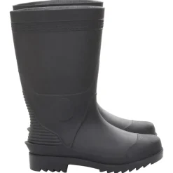 VIDAXL - Bottes de pluie noir taille 38 pvc