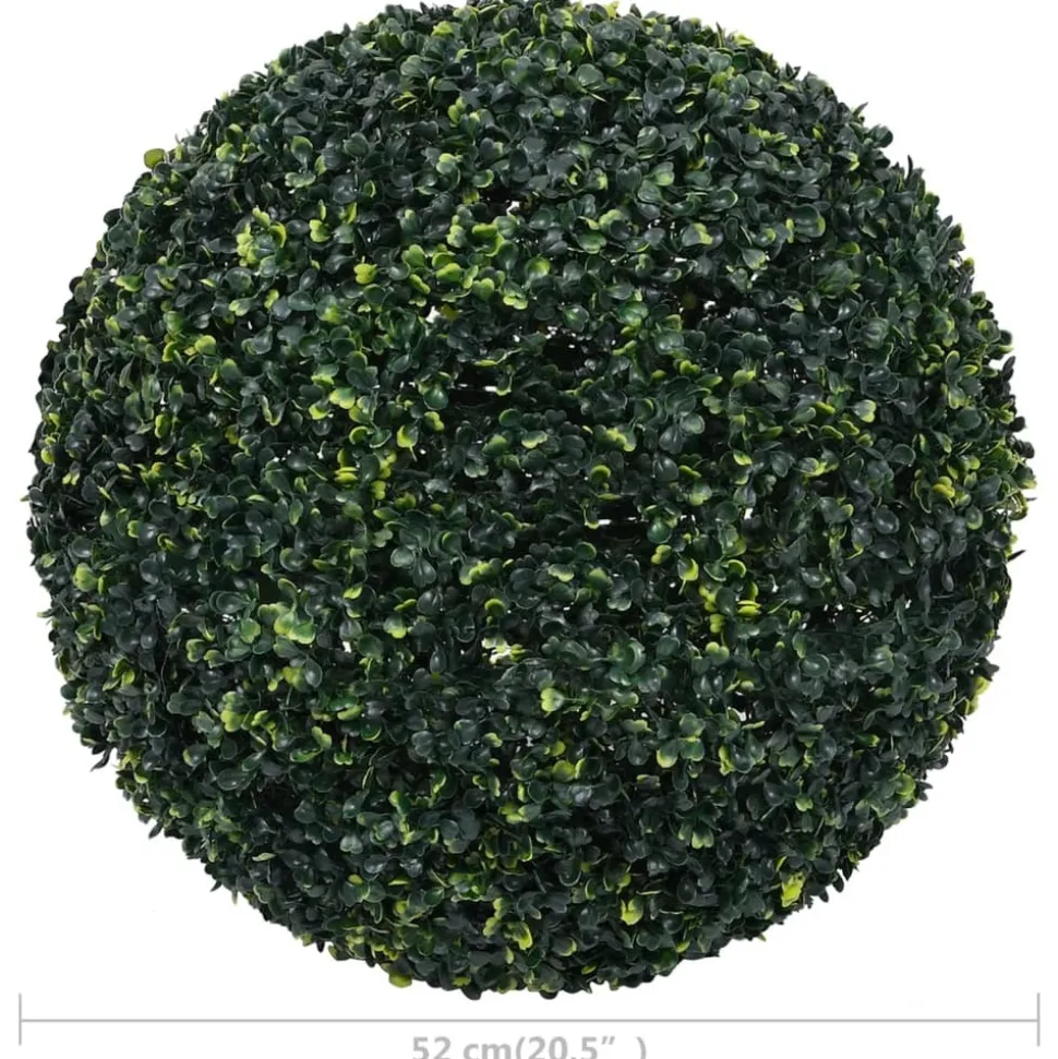 VIDAXL - Boules de buis artificielles 2 pcs 52 cm