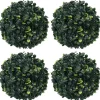 VIDAXL - Boules de buis artificielles 4 pcs 12 cm