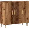 VIDAXL - Buffet vieux bois 90x34x80 cm bois d'ingénierie