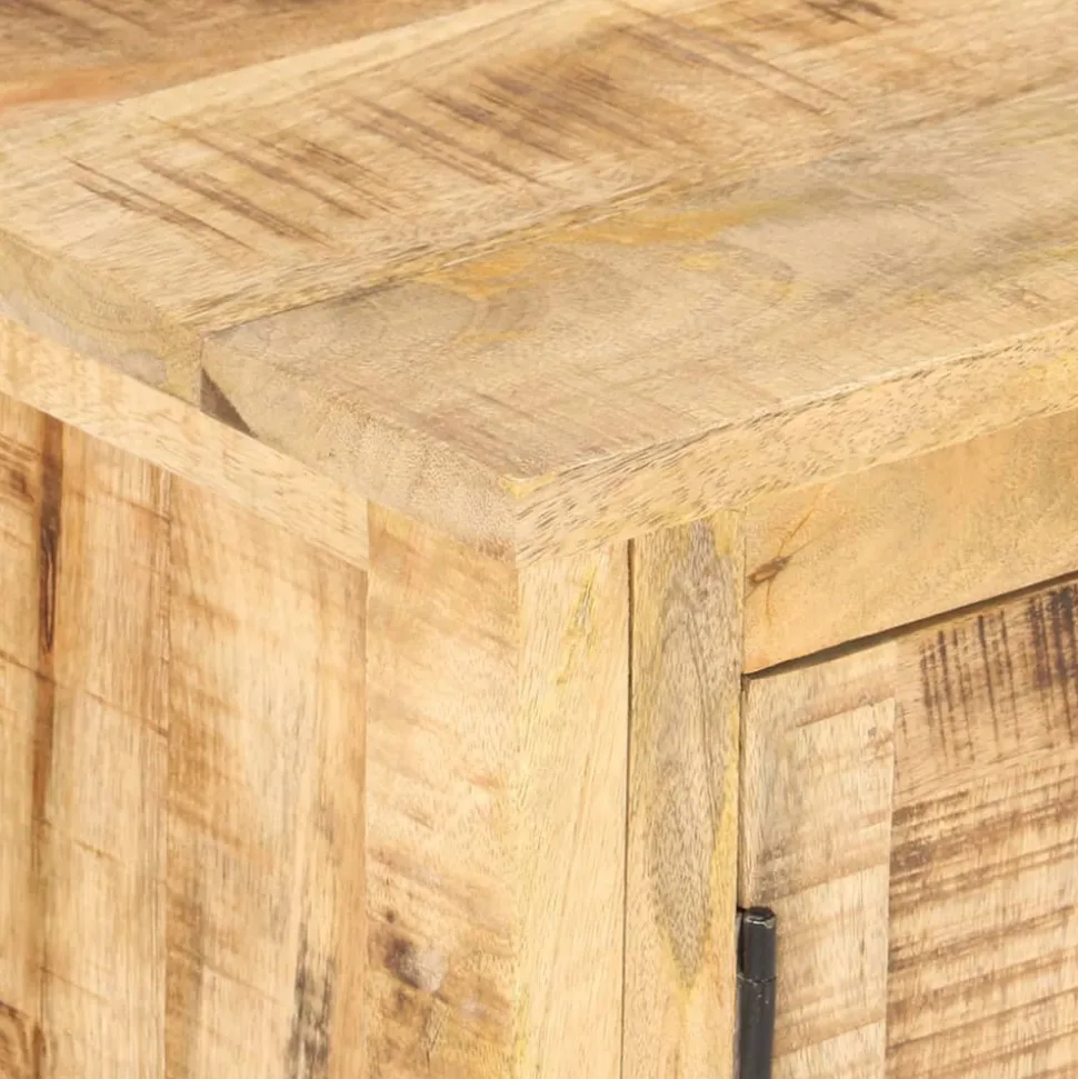 VIDAXL - Buffet 120x30x76 cm bois de manguier brut