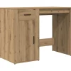 VIDAXL - Bureau chêne artisanal 100x49x75 cm bois d'ingénierie