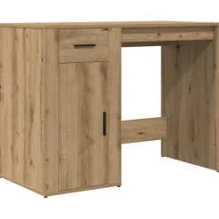 VIDAXL - Bureau chêne artisanal 100x49x75 cm bois d'ingénierie