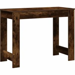 VIDAXL - Bureau chêne fumé 100x45x75 cm bois d'ingénierie