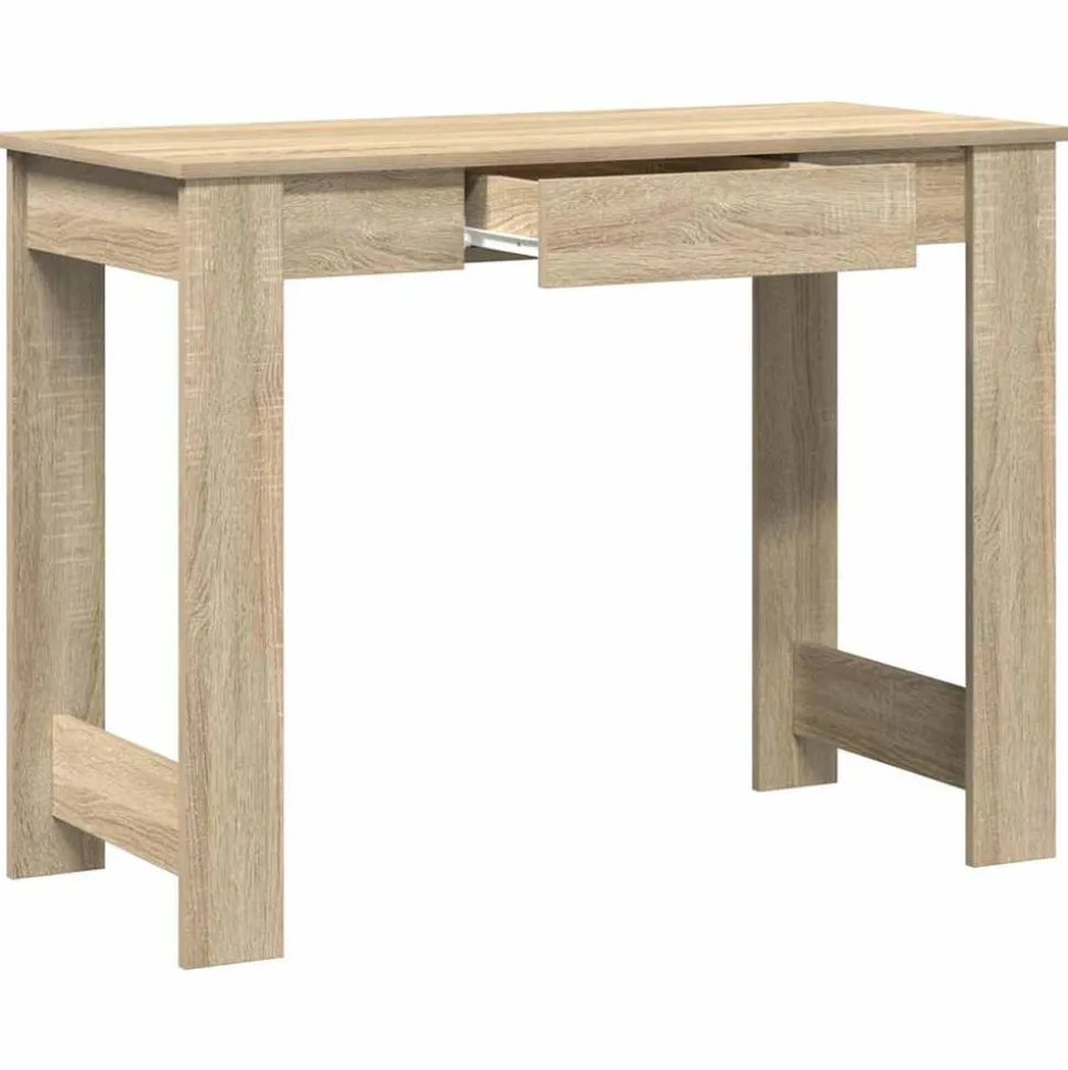 VIDAXL - Bureau chêne sonoma 100x45x75 cm bois d'ingénierie